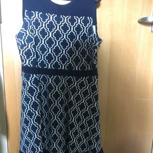 Navy Blue Lands End Dress